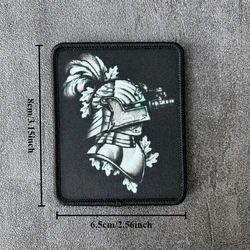 Parche táctico soldado estampado – Insignia moral para ropa y mochilas