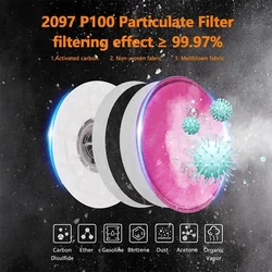 Filtro P100 3M antipolvo para respirador táctico profesional
