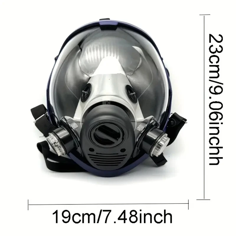 Máscara gas cara completa filtro carbón activado 40mm – Táctica - imagen 5