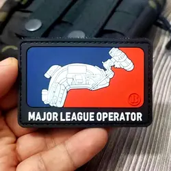 Parche PVC 3D táctico con velcro estilo helicóptero – Aplique MOLLE