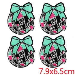 Parches bordados termoadhesivos vaqueros del oeste – calavera y tablero