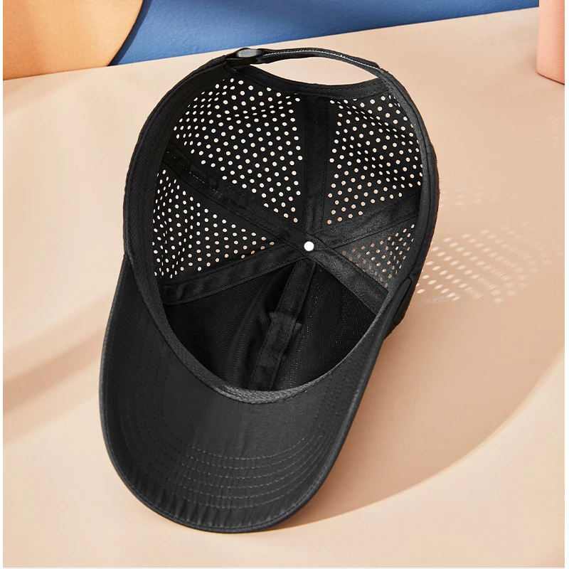 Gorra camionero snapback malla transpirable visera secado rápido sol - imagen 3