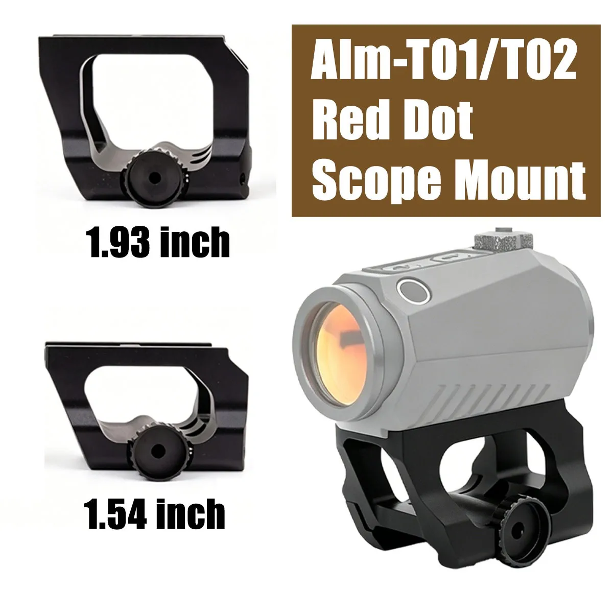 UNITY Tactical montaje elevador para mira óptica en riel Picatinny