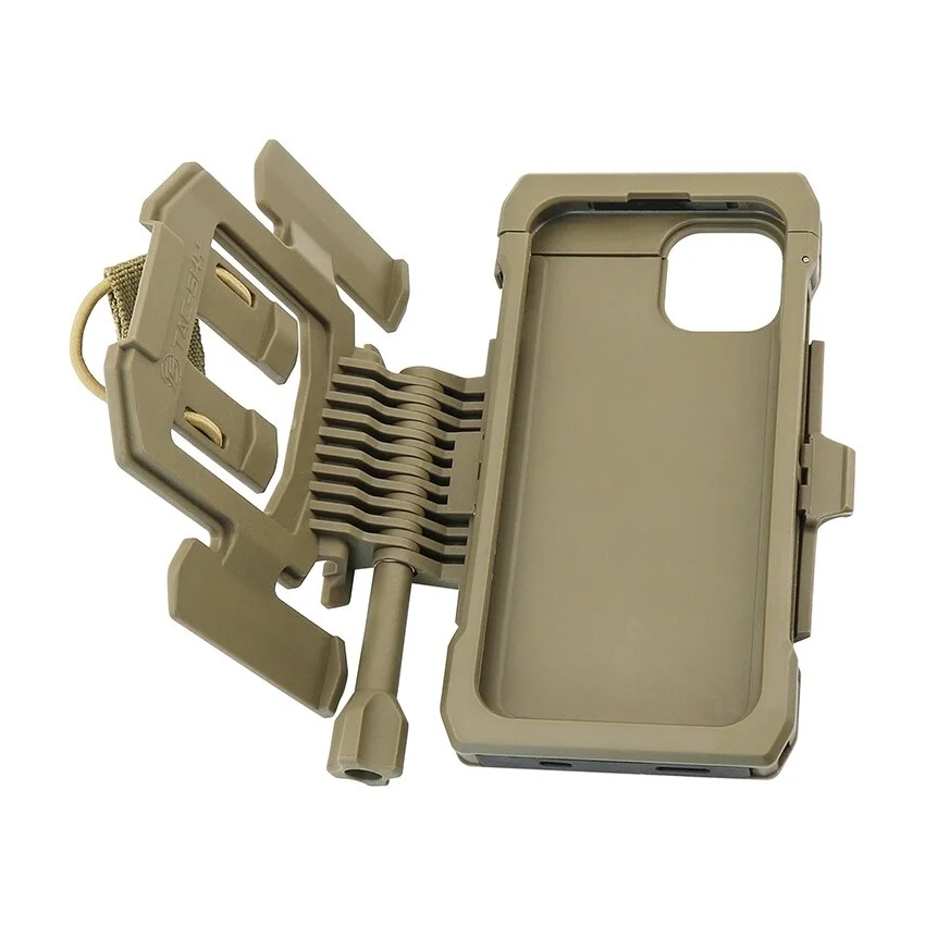 Funda táctica MOLLE para teléfono con arnés pecho y brazo ajustable - imagen 2