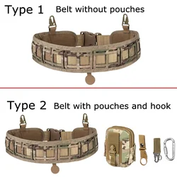 Cinturón táctico MOLLE de nylon duty belt, ajuste ampliado