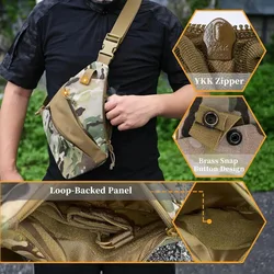 CCW Bolso bandolera táctico antirrobo con funda elástica cargador