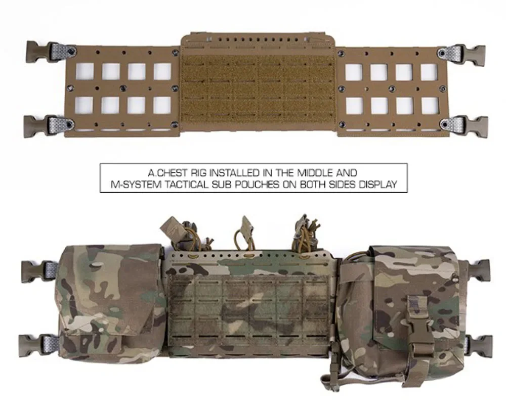 Micro Fight pechera táctica MOLLE Extended Chassis para airsoft