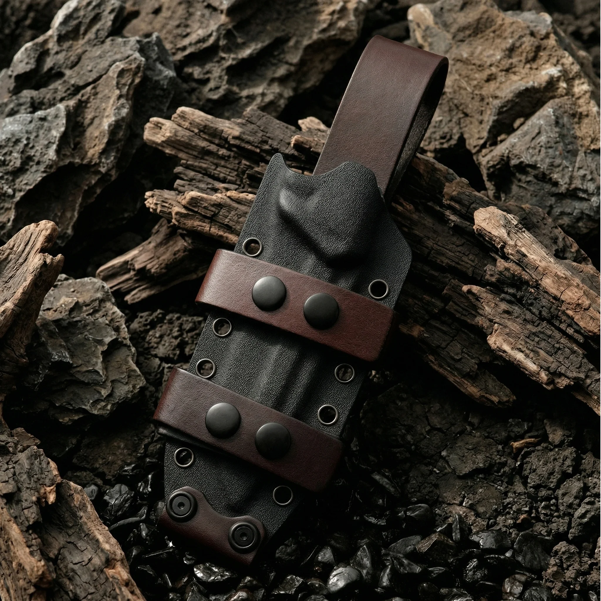 Multiherramienta de supervivencia outdoor con funda protectora - imagen 2