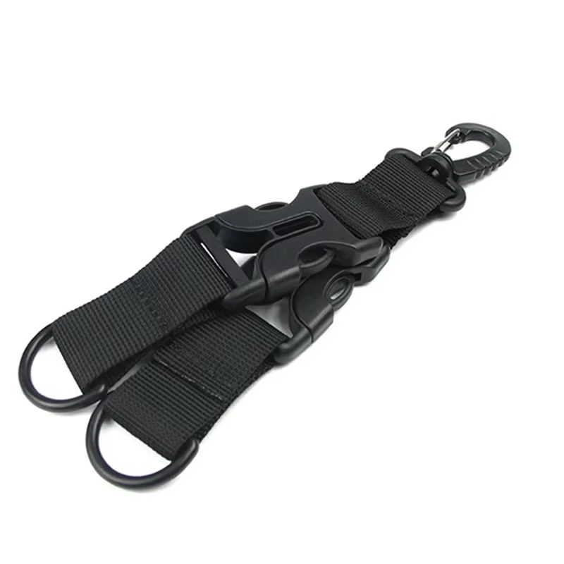 Hebilla táctica de nailon con anilla tipo D para mochila montañismo - imagen 4