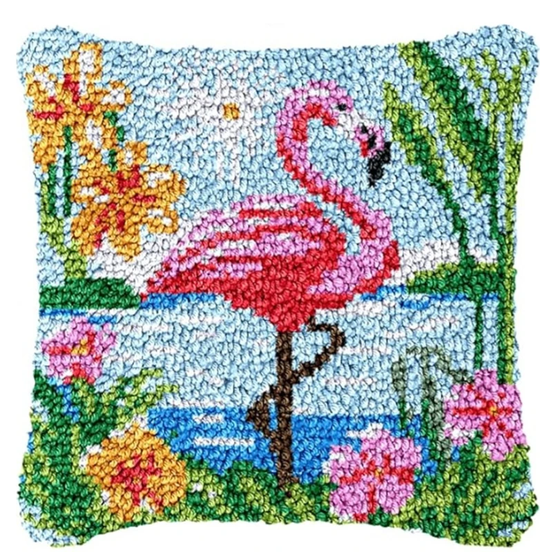Kit alfombra ganchillo Serie Océano con delfín y tortuga marina - imagen 3