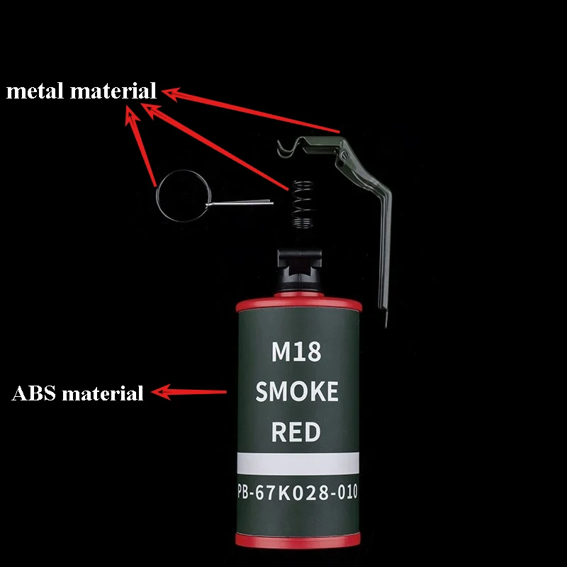 M18 ABS bote decorativo para cosplay táctico de humo - imagen 3