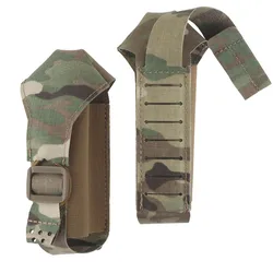 Bolsa táctica MOLLE elástica fija para granadas de humo, cintura