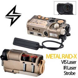 RAID X mira láser IR rojo y verde para airsoft sin luz blanca