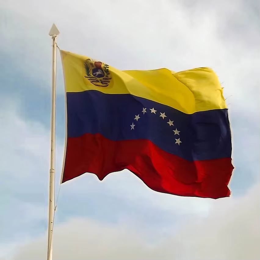 Bandera nacional Venezuela – República Bolivariana estampada - imagen 3