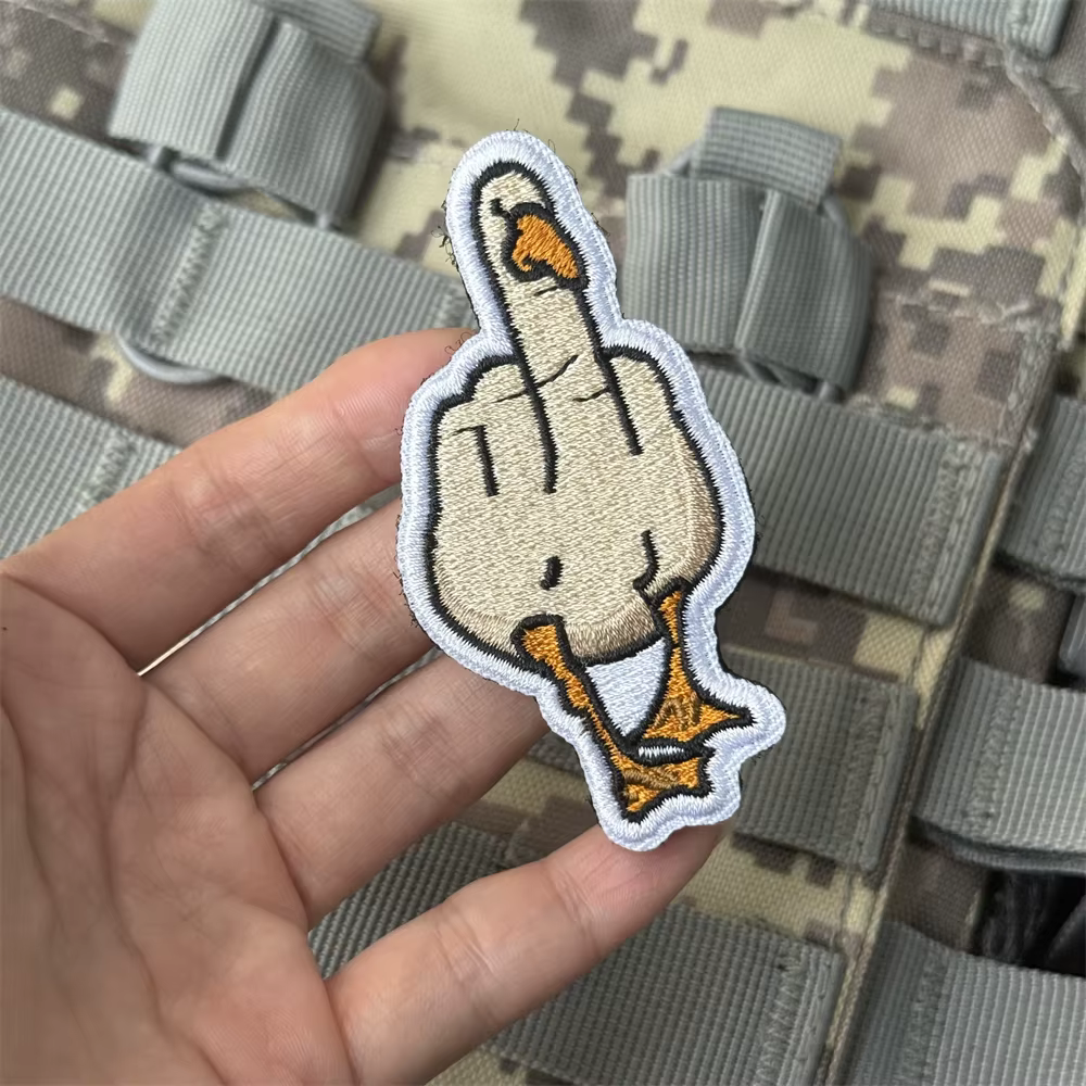 Parche sobre uniforme táctico