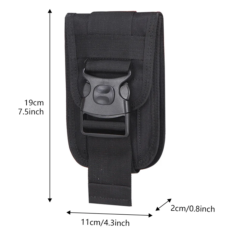 Riñonera táctica MOLLE para teléfono móvil outdoor, colgante - imagen 5