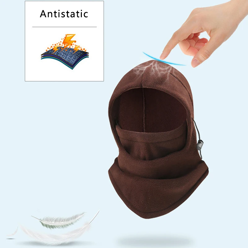 Pasamontañas polar acolchado térmico con protección facial – Invierno - imagen 2
