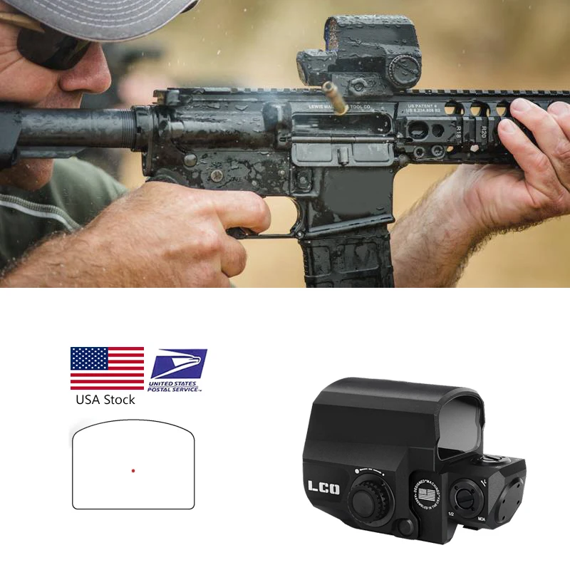 LCO Red Dot mira holográfica réflex táctica para rifle y caza