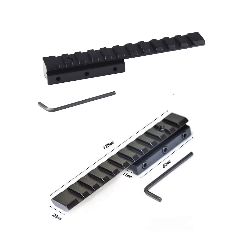 Otipcs Adaptador Riel 11mm a Picatinny 20mm – Base para Visor Táctico
