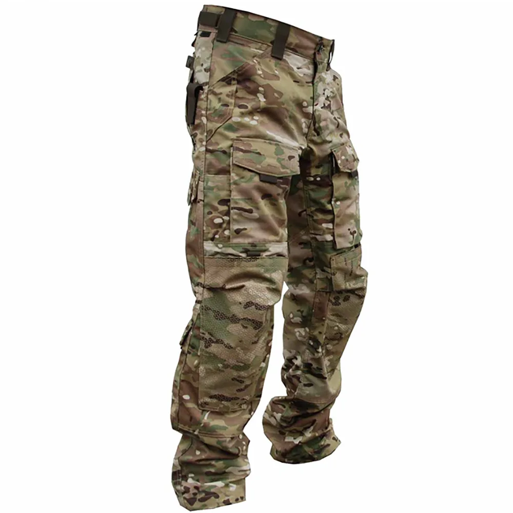 Pantalones tácticos impermeables ripstop cargo con múltiples bolsillos - imagen 2