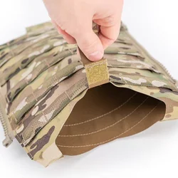 Bolsa táctica de accesorios con cremallera para chaleco ruso