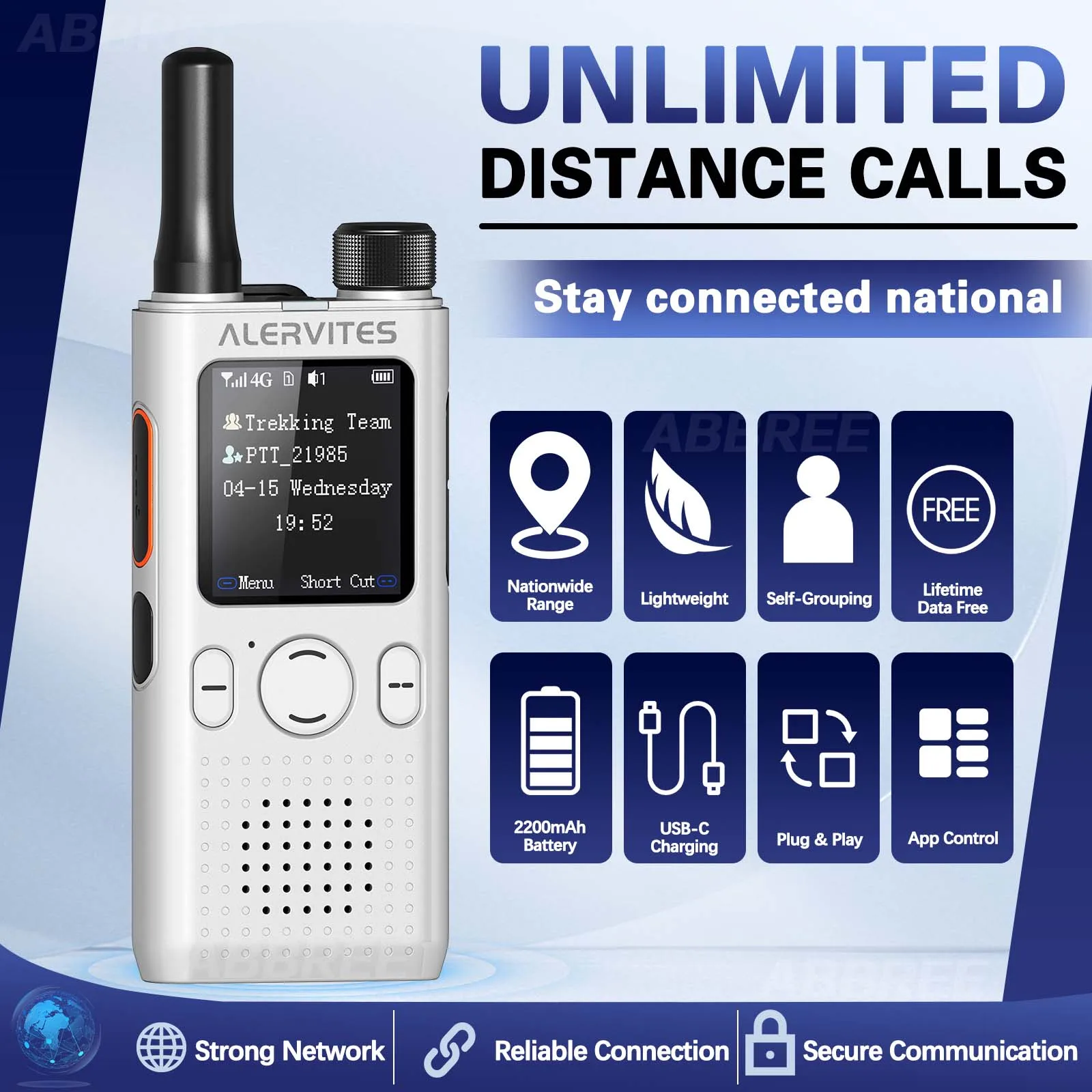 Baofeng AT1 – Radio POC 4G/5G Ilimitados sin Cuota Mensual - imagen 2