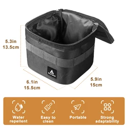 Bolsa táctica porta cartuchos impermeable para munición de caza