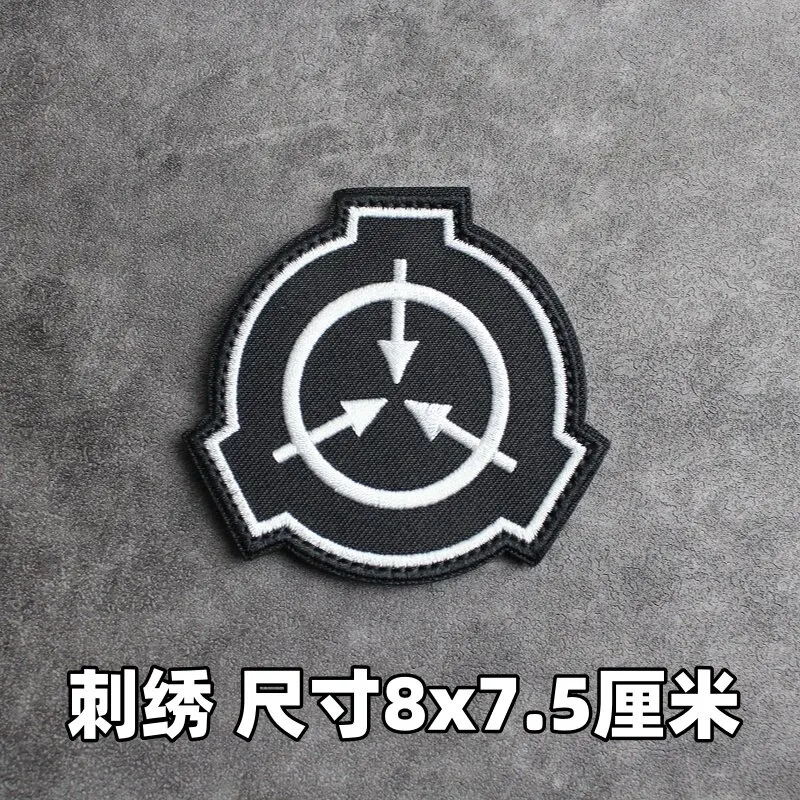 Parche táctico bordado SCP con logotipo para chaqueta y brazalete