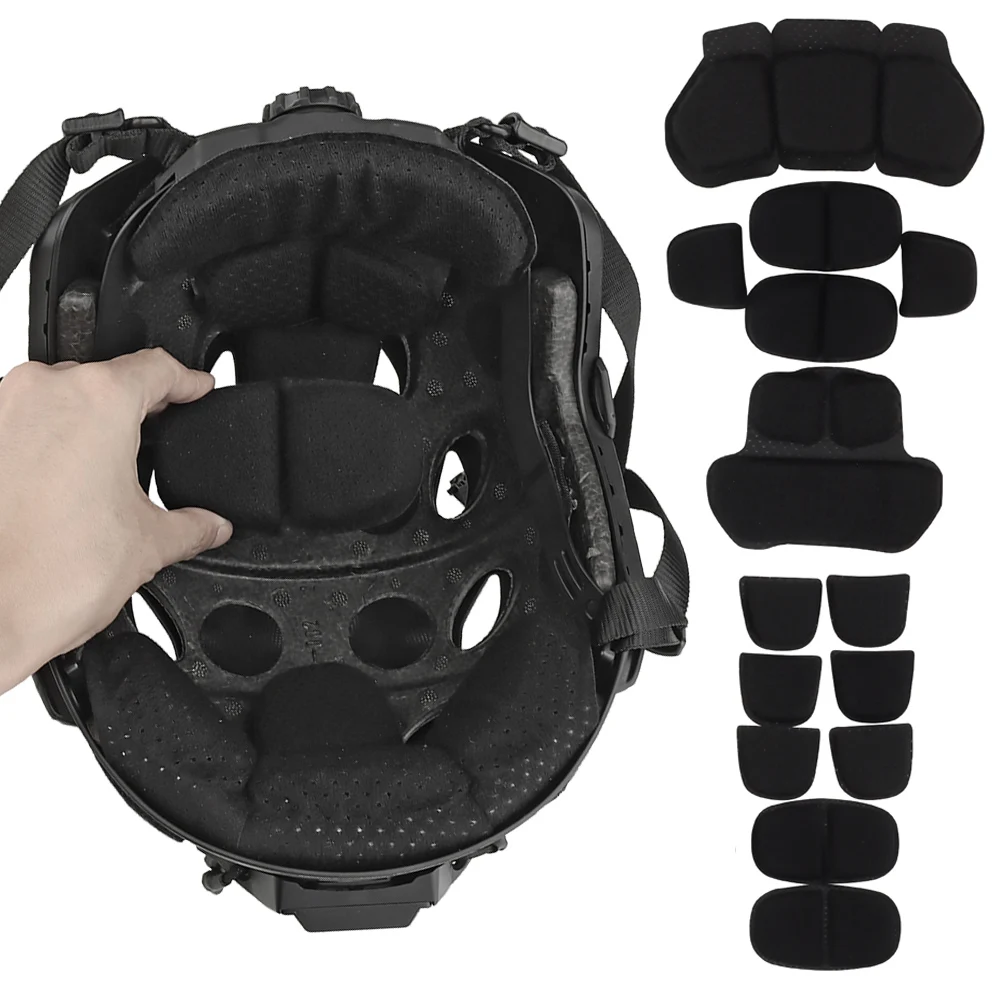 Almohadillas M-LOCK viscoelásticas interior casco táctico