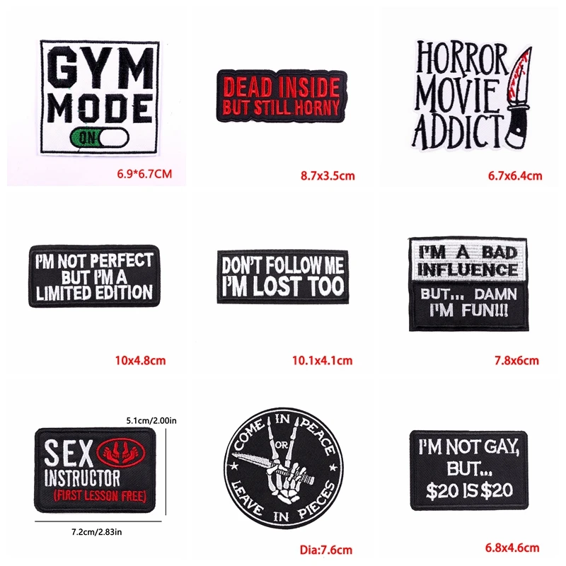 Parches para chaquetas, gorras y mochilas