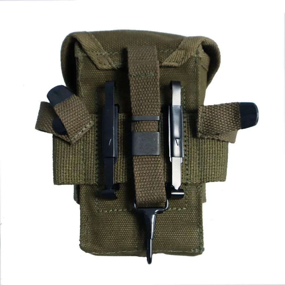 Bolsa táctica M1956 lona replica WW2 MOLLE - imagen 4