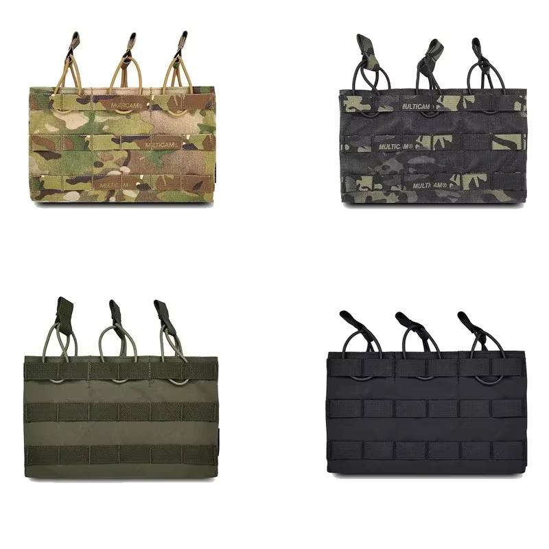 Portacargadores MOLLE táctico abierto para cargadores airsoft - imagen 3