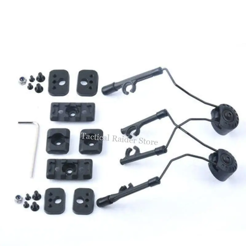 Auriculares tácticos C2 para casco con montaje rápido giratorio - imagen 5