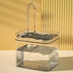 Fuente de agua para gatos con filtro automático USB silencioso