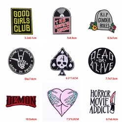 Parches termoadhesivos punk – 10 uds para planchar en ropa y equipamiento