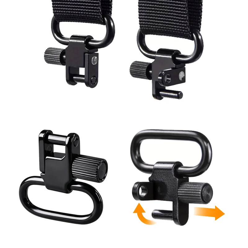 Soporte giratorio para correa de rifle Tri-lock anilla metal - imagen 3