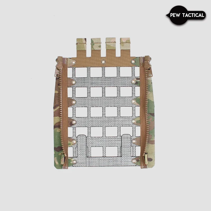 PEW Tactical Panel MOLLE trasero Ferro FCPC V5 con cremallera Coyote - imagen 2