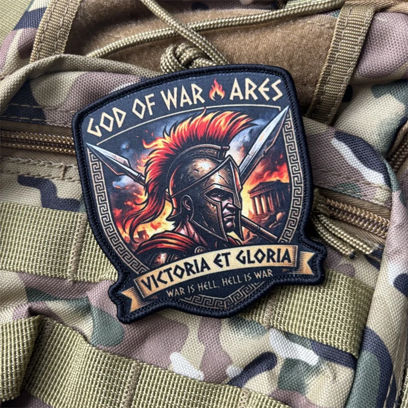Parche táctico militar de moral impreso con gancho y bucle en mochila - imagen 5
