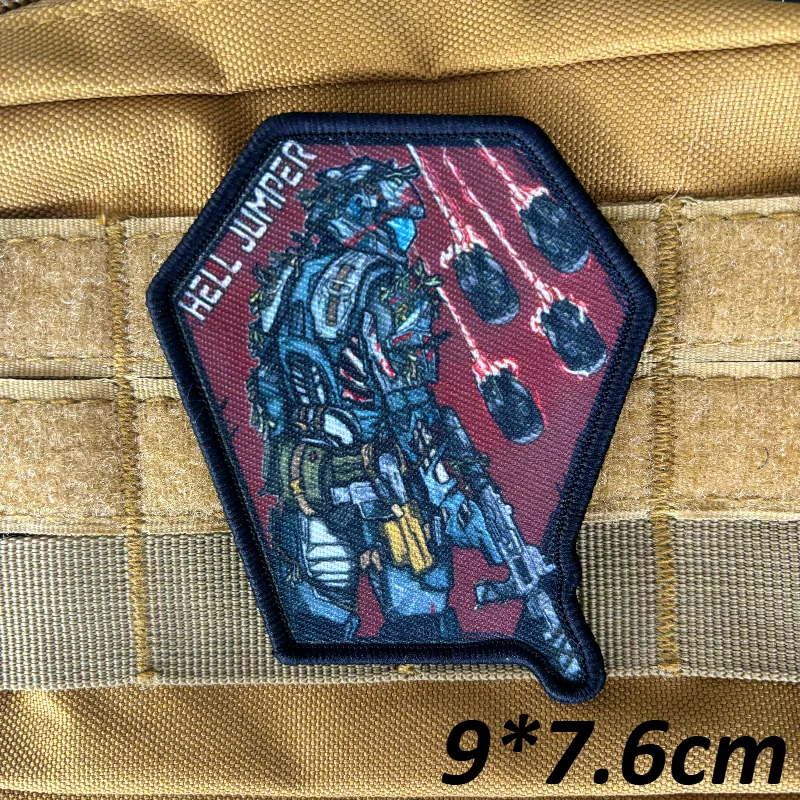 Parche táctico de calavera estilo Punk