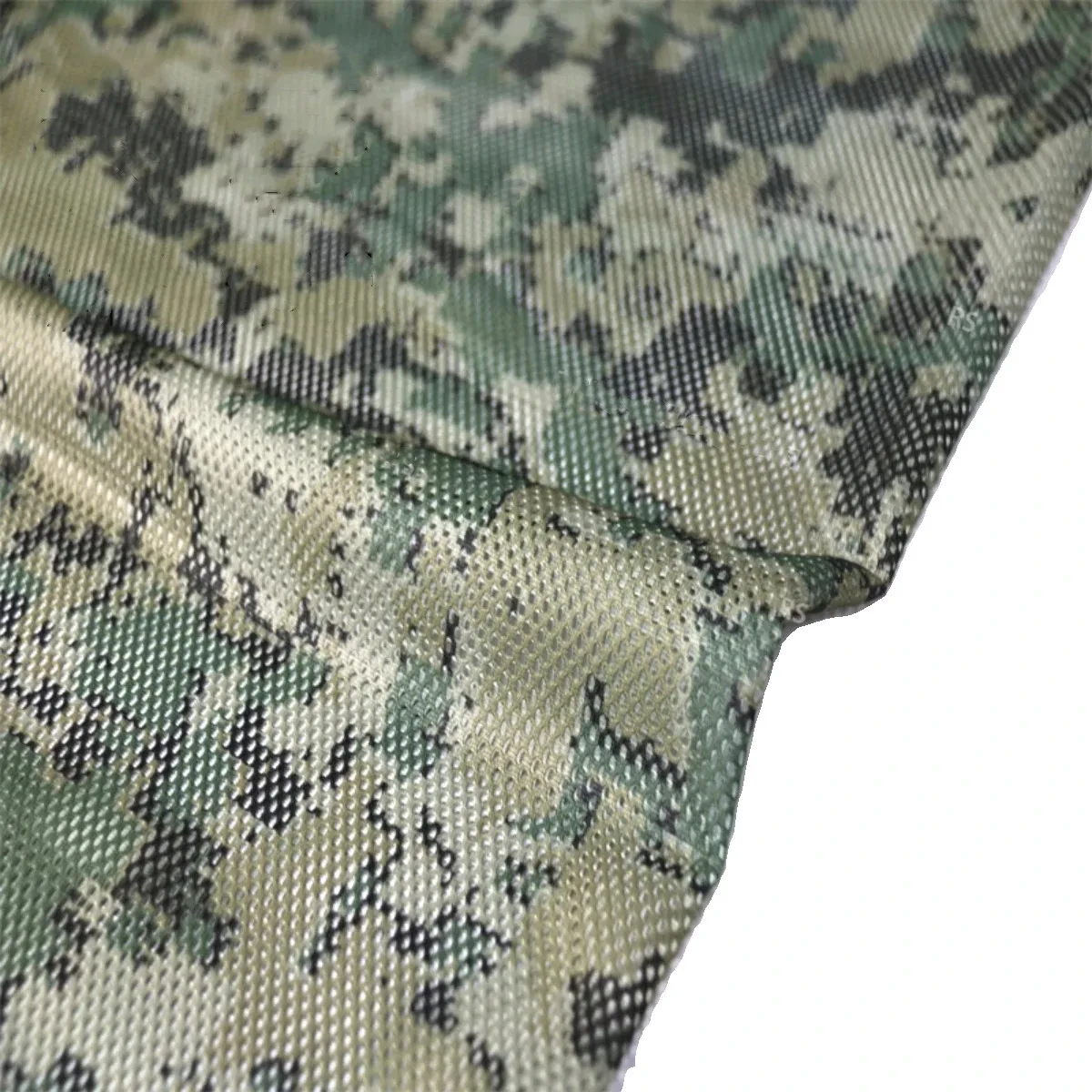 Tela malla camuflaje mexicana táctica de poliéster para ghillie DIY
