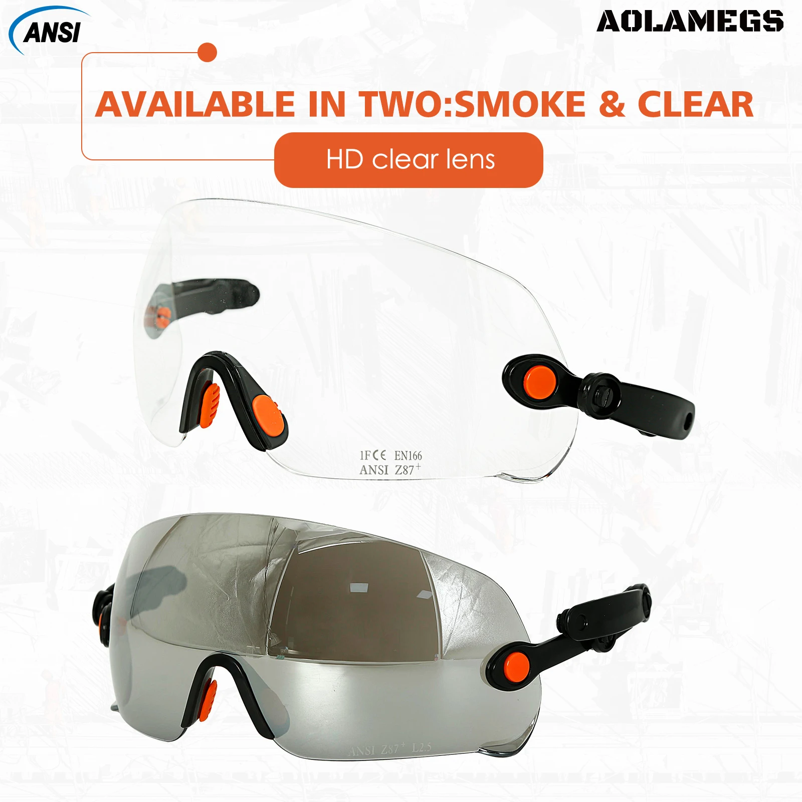 Aolamegs SF06 CR08 gafas de seguridad ANSI CE - imagen 5