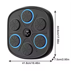 Máquina de boxeo musical LED 9 niveles – entrenamiento en casa