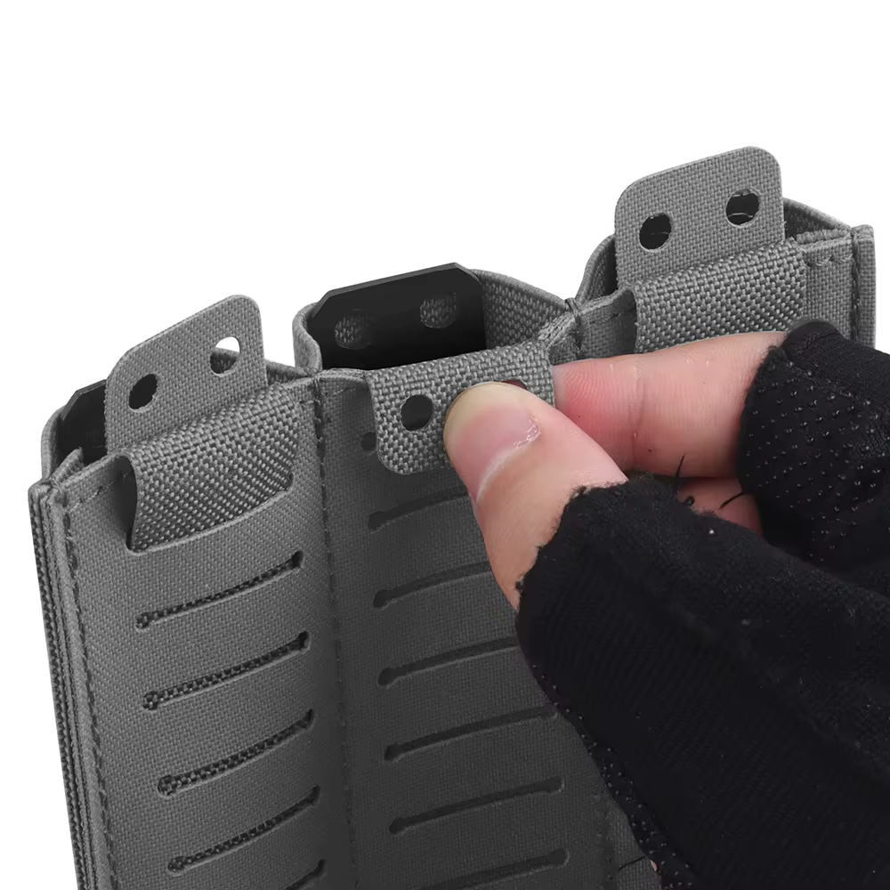 Funda para cargadores de pistola MOLLE, liberación rápida táctica - imagen 5