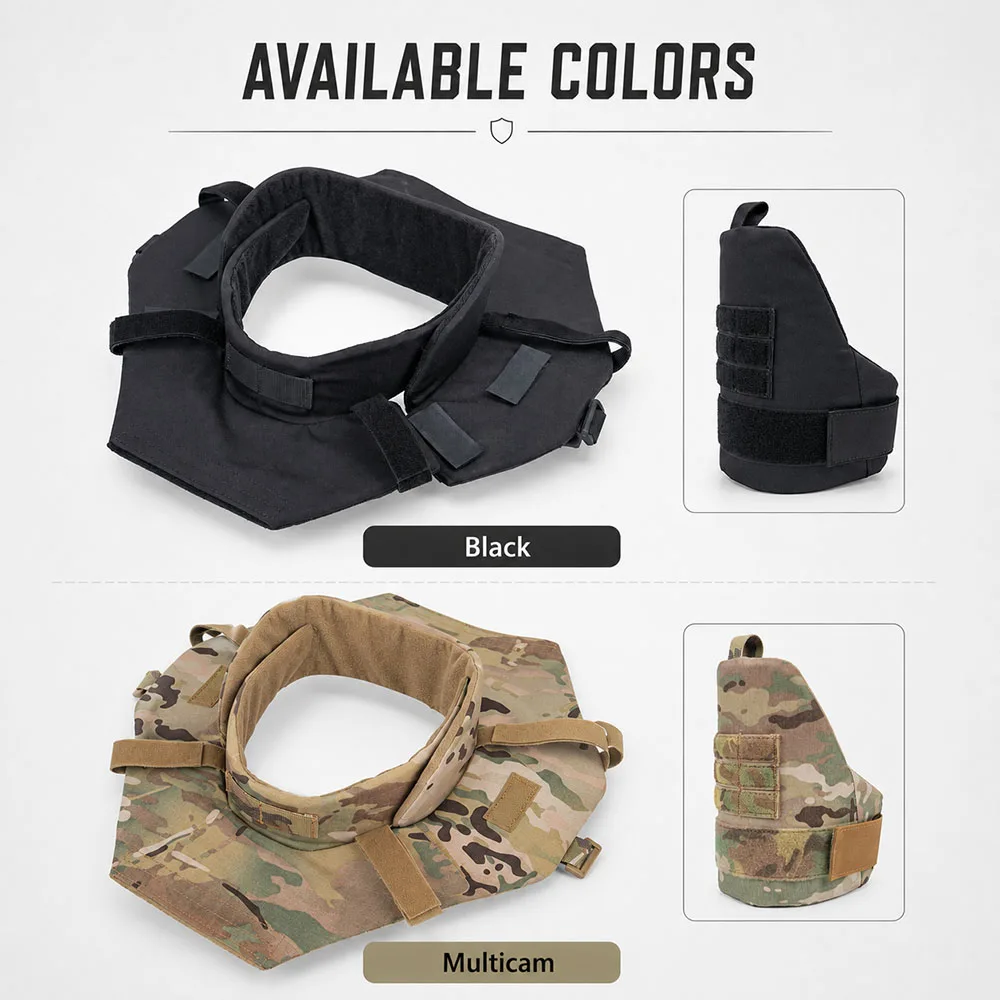 Protector Táctico de Hombro y Cuello Ajustable para Airsoft - imagen 4