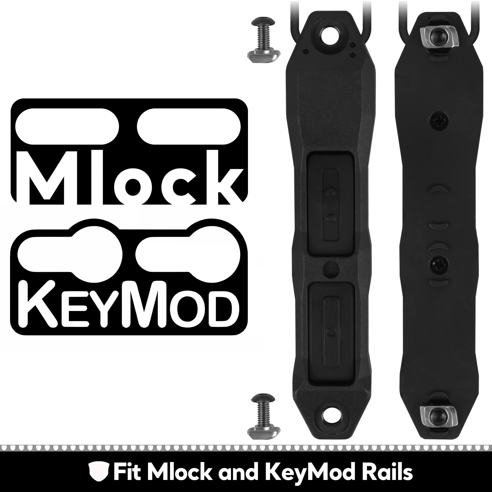 Interruptor de presión táctico para rail Picatinny M-LOK KeyMod - imagen 3