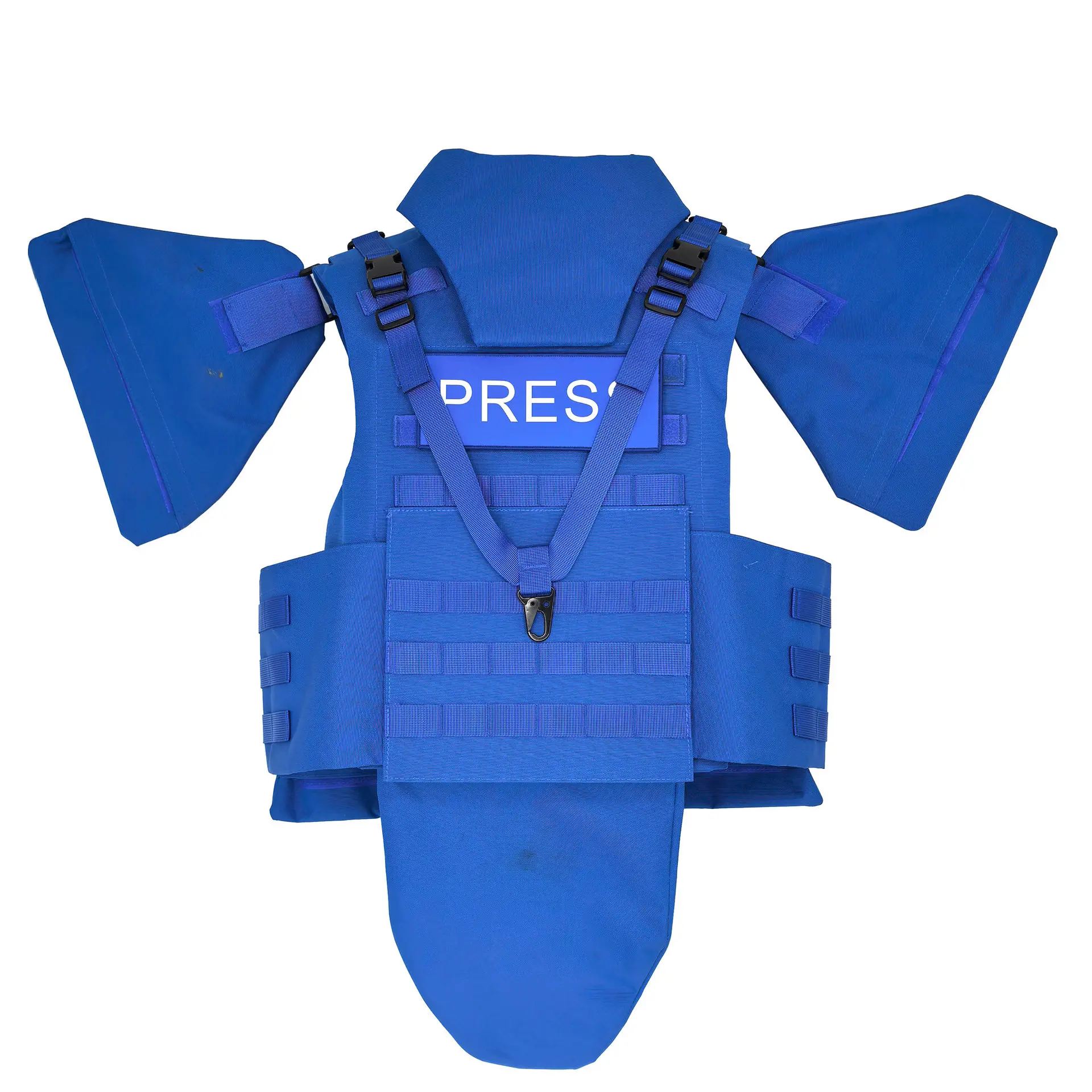 Chaleco antibalas NIJ IIIA con cinta azul, protección integral - imagen 4