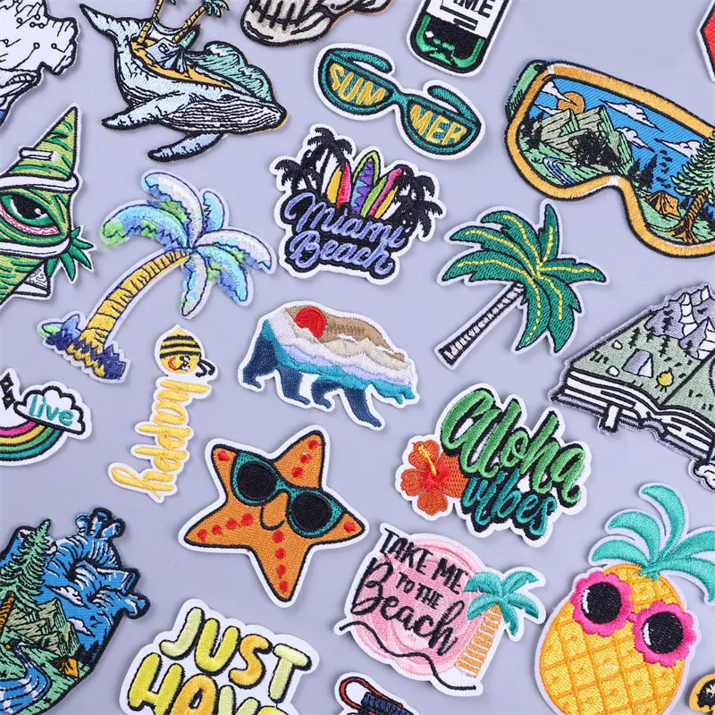 Parche termoadhesivo diseño playa – Para ropa o mochila - imagen 5