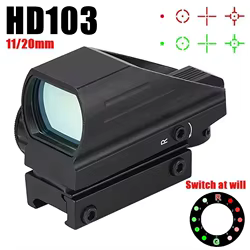 Mira red dot HD103 punto rojo y verde, para rifle de caza y exterior