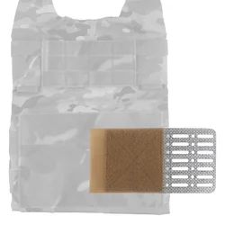 Placa Táctica Extendida MOLLE - Panel Frontal para Chalecos Portaplacas