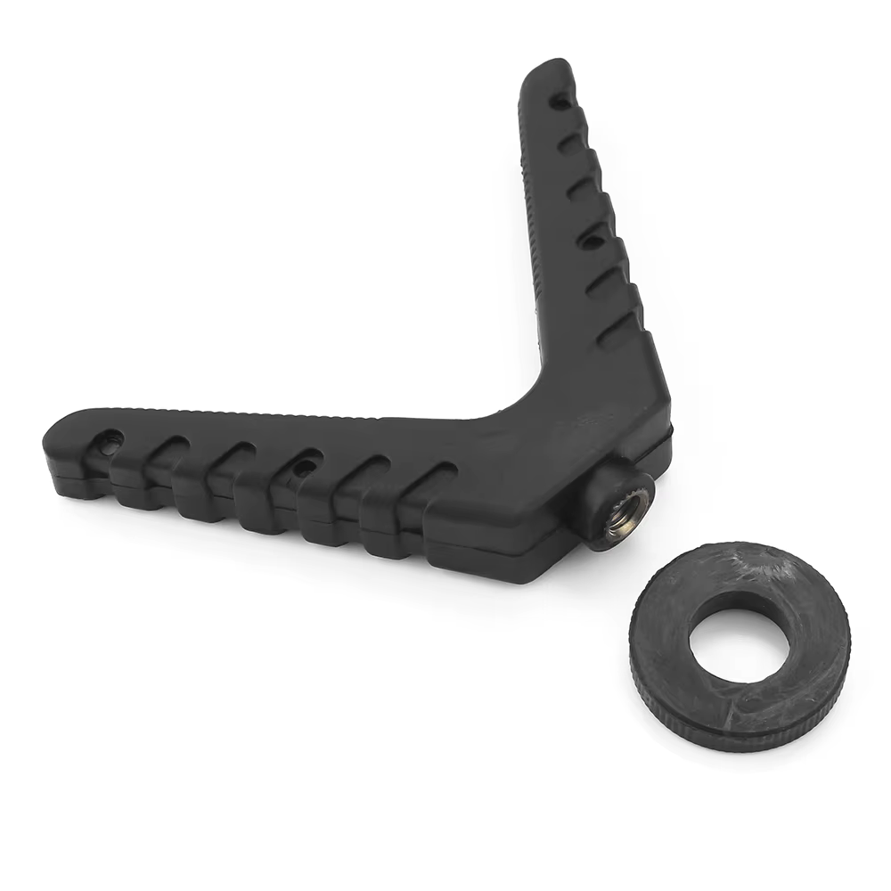 Bípode táctico ajustable para fusil con apoyo en V y estabilizador - imagen 2